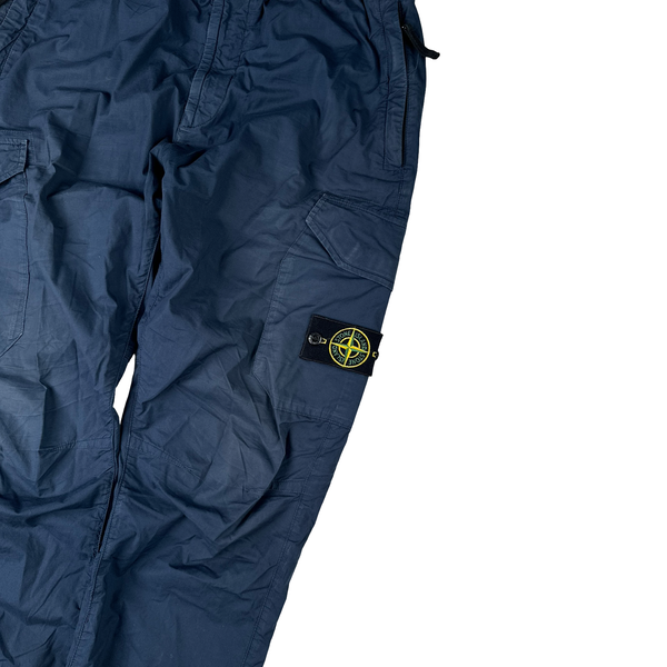 Stone Island 2020 RE T Navy Cargo Trousers - 32"