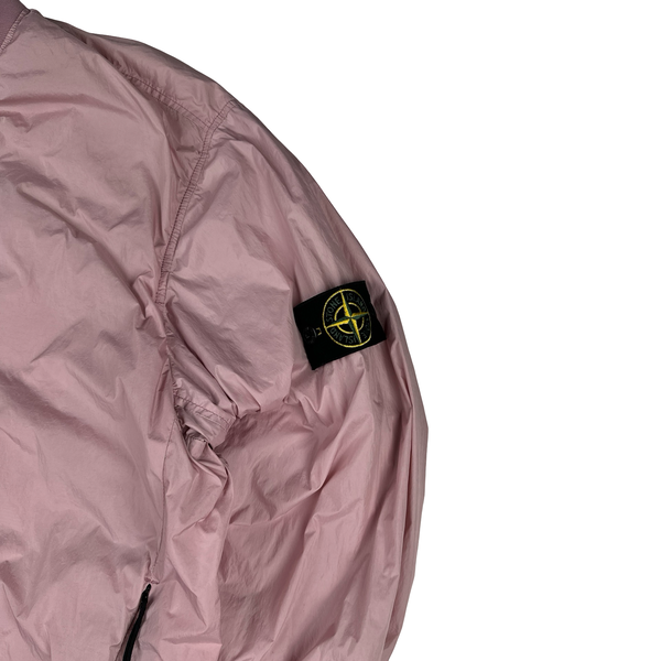 Stone Island 2017 Pink Garment Dyed Crinkle Reps Jacket - 3XL