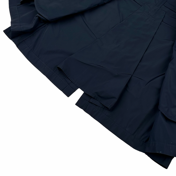 Burberry Brit Navy Nova Check Lined Trench Coat - Medium