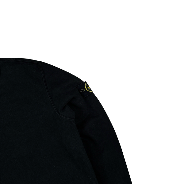 Stone Island 2023 Black Crewneck Jumper - Large