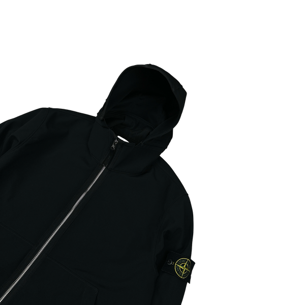 Stone Island 2019 Black Light Soft Shell R Jacket - Small