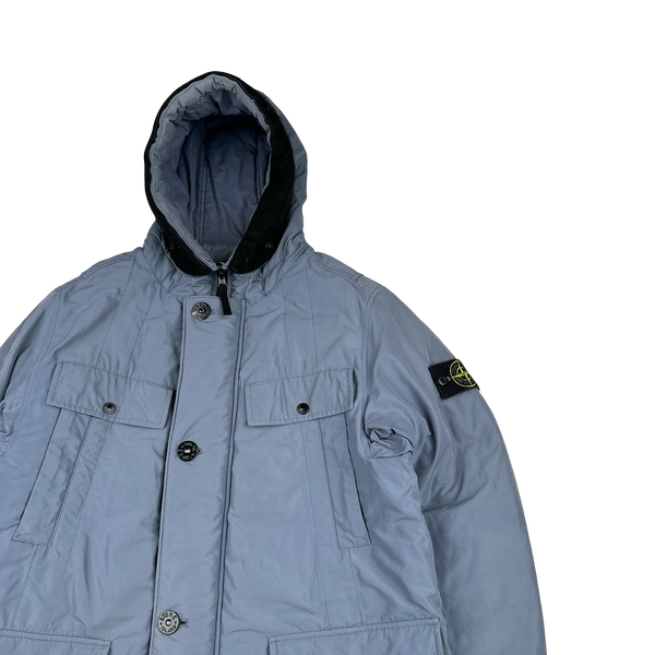 Stone Island Lilac 2019 Micro Reps Primaloft Parka Jacket - Medium