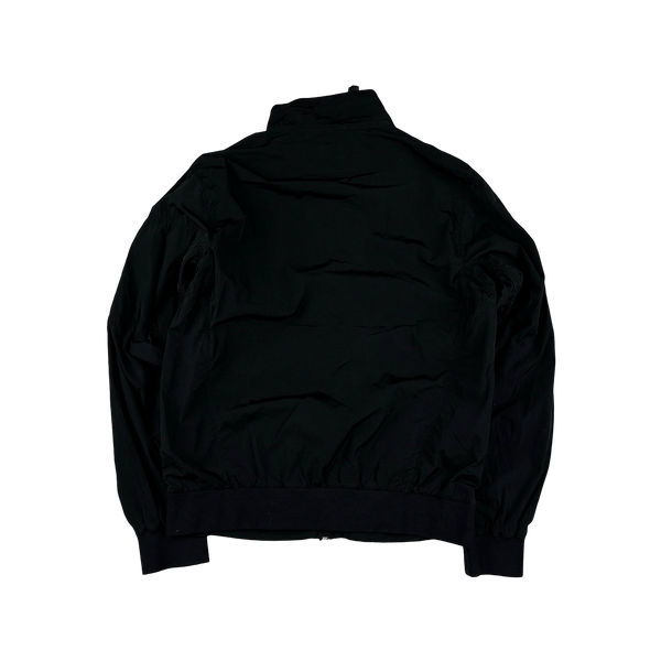 CP Company Black Chrome Nylon Bomber Jacket - Medium
