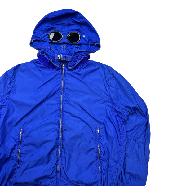 CP Company 2009 Blue Nylon Goggle Jacket - XXL