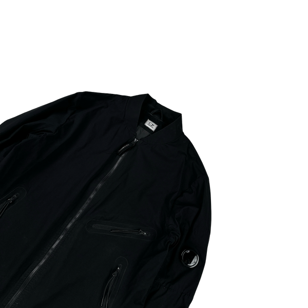 CP Company Black Pro Tek Bomber Jacket - Medium