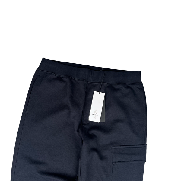 CP Company Navy Cotton Lens View Joggers - Medium