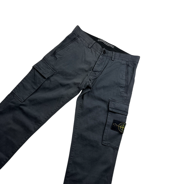 Stone Island 2014 Grey Slim Fit Cargo Trousers - 28"