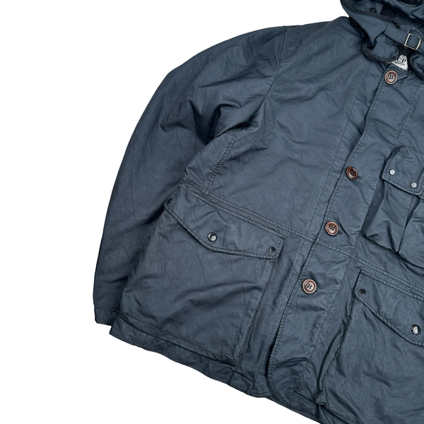 CP Company Navy Goggle MTP Liner Field Jacket - Large