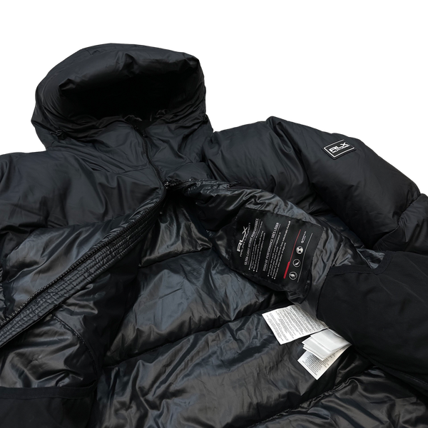 Ralph Lauren Black RLX Down Puffer Jacket - Large