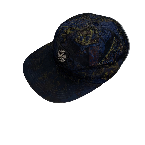 Stone Island x Supreme 2015 Blue Paisley Cap