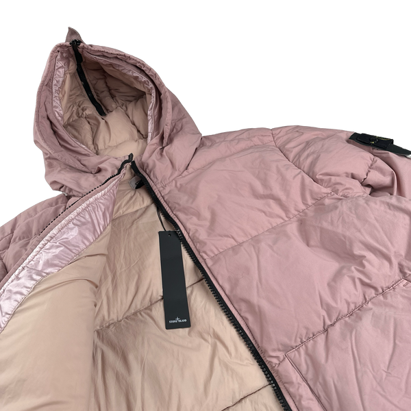 Stone Island 2022 Pink Naslan Light Watro Down TC Puffer - XL