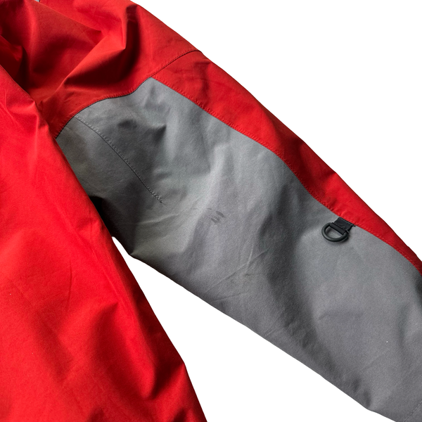 North Face Red Colour Block Summit Series Gore Tex Jacket - Small
