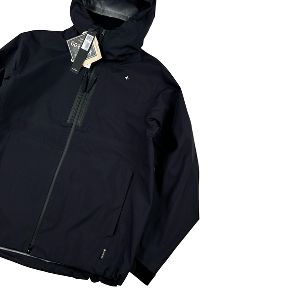 Stone Island 2024 Black Gore Tex Stellina Jacket - Large