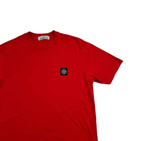 Stone Island 2016 Red Patch Compass T Shirt - Large