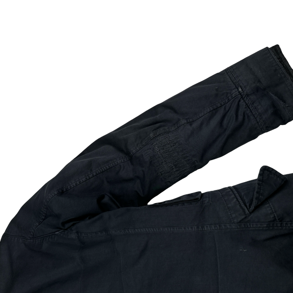 Stone Island 2010 Navy Raso Gommato Down Lined Jacket - Small