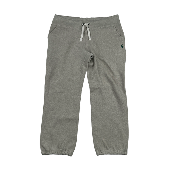 Ralph Lauren Light Grey Cotton Joggers - Medium