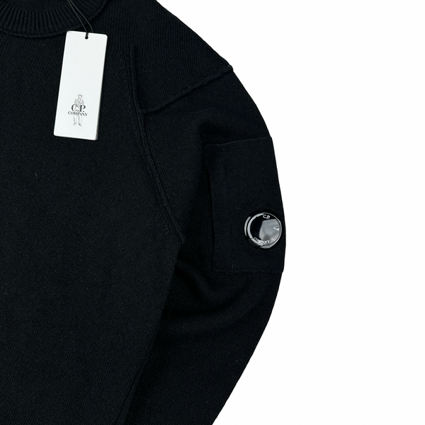 CP Company Wool Lens View Crewneck Jumper - Medium