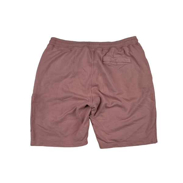 Stone Island 2021 Pink Fleece Cotton Shorts - XL