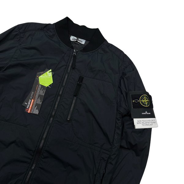 Stone Island Black Nylon Skin Touch TC Polartec Jacket - Small