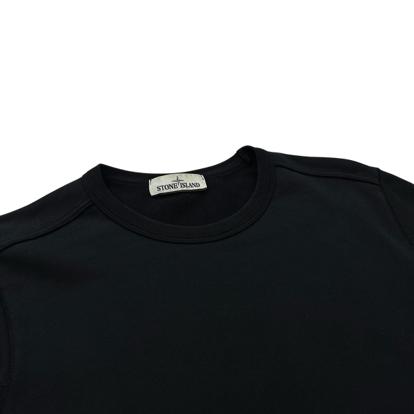 Stone Island 2019 Black Crewneck Sweatshirt - Small