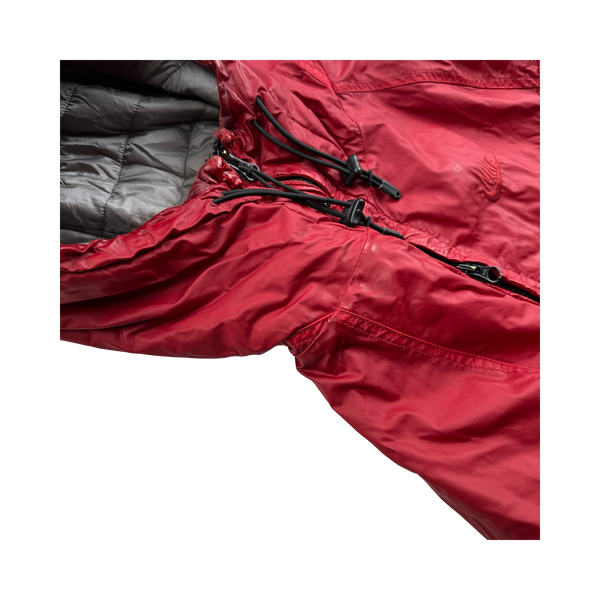 Stone Island x Nike Red Mussola Gommata Nylon Metal Jacket - XL