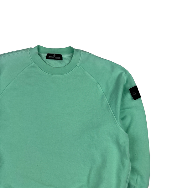 Stone Island Shadow Project 2022 Teal Cotton Crewneck Jumper - Large