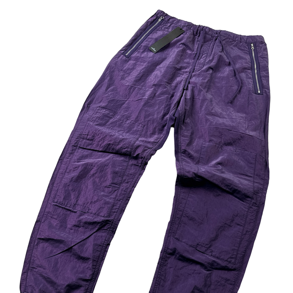 Stone Island Purple Nylon Metal Shadow Project Trousers - Large