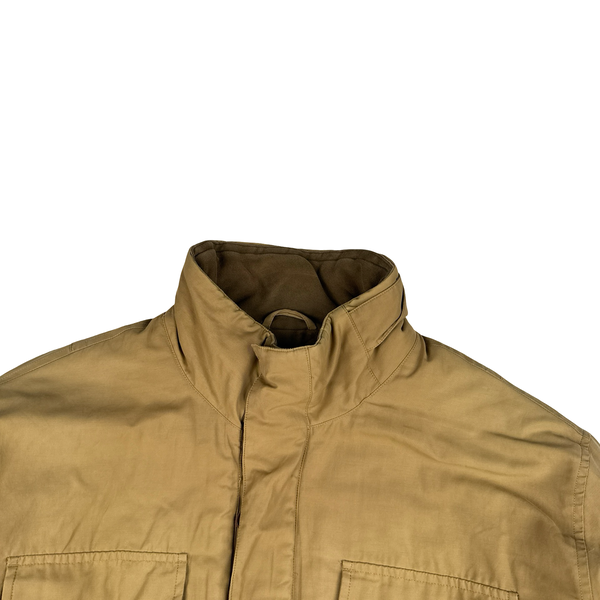 Ralph Lauren Vintage Tan Quilted Cargo Jacket - XL