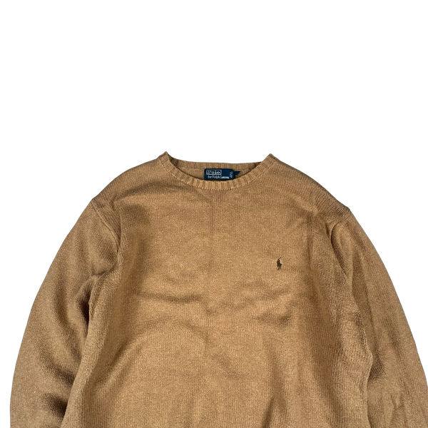 Ralph Lauren Caramel Cotton Knit - 3XL