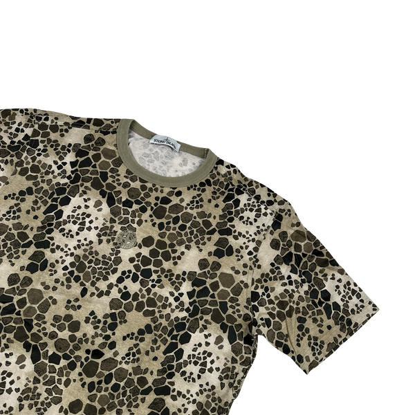 Stone Island 2018 Alligator Camo T Shirt - XL