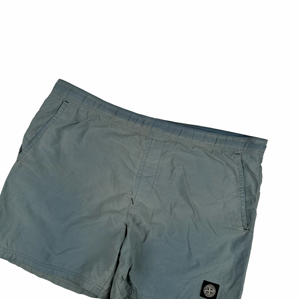 Stone Island 2017 Blue Patch Swim Shorts - XL