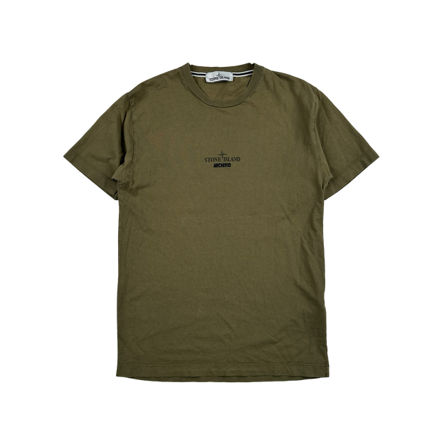 Stone Island 2021 Monobava Archivo Short Sleeve T Shirt - Small
