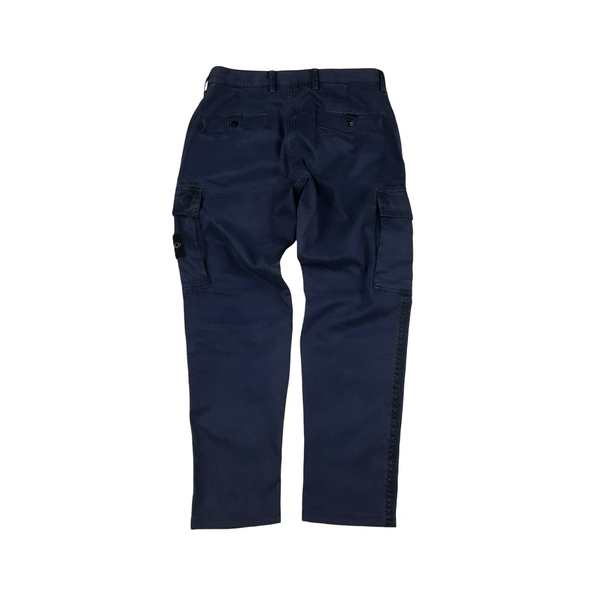 Stone Island Midnight Blue Cargo Trousers - Small