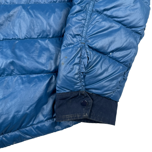 CP Company Blue DD Shell Collar Puffer Jacket - XXL