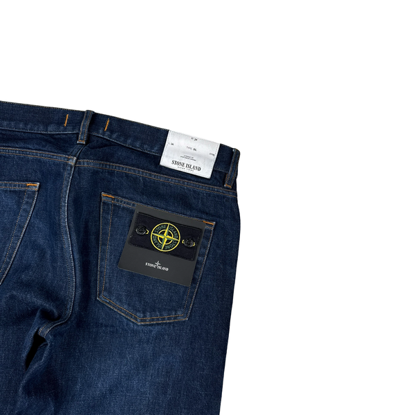 Stone Island 2017 Slim Fit Dark Denim Jeans - 34"