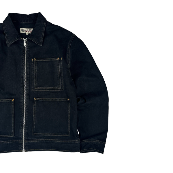 Stussy Workgear Multi-Pocket Denim Jacket - Medium