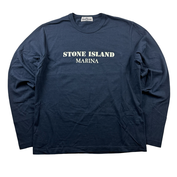Stone Island Marina SS2013 Spellout Long sleeve T Shirt - Large