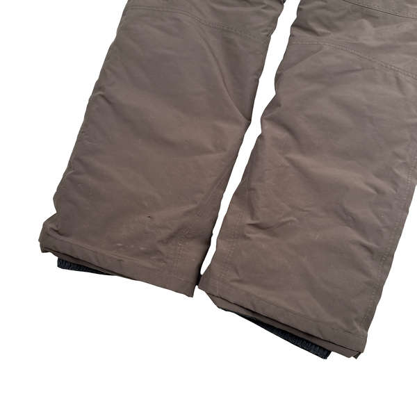Peak Performance Brown Gore-Tex Fleece Lined Ski Trousers - Medium