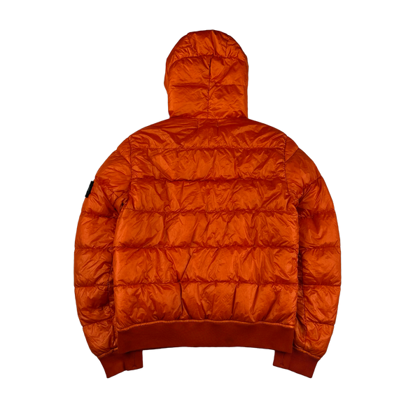 Stone Island 2015 Red Garment Dyed Puffer Jacket - Medium