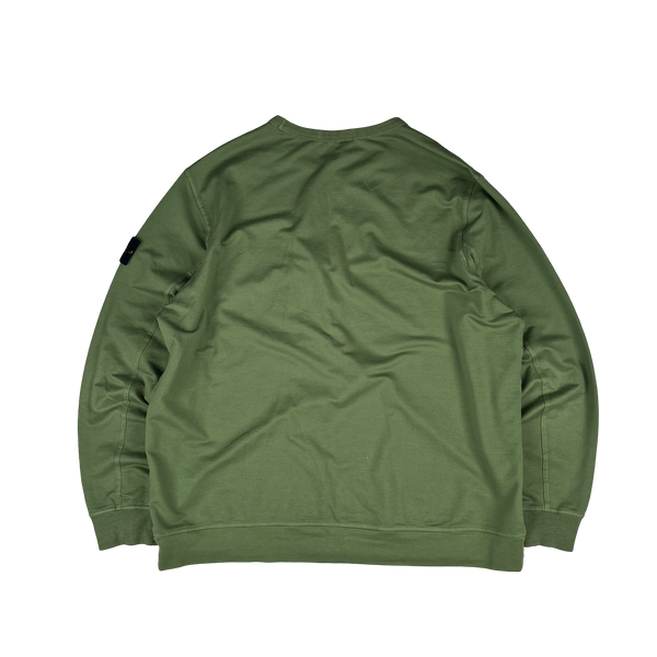 Stone Island 2022 Sage Green Crewneck Pullover Jumper - XXL