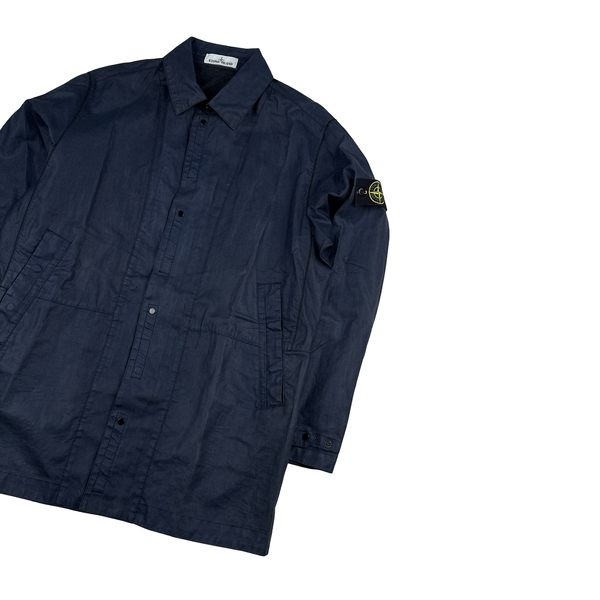 Stone Island 2019 Lino Resinato TC Jacket - Large