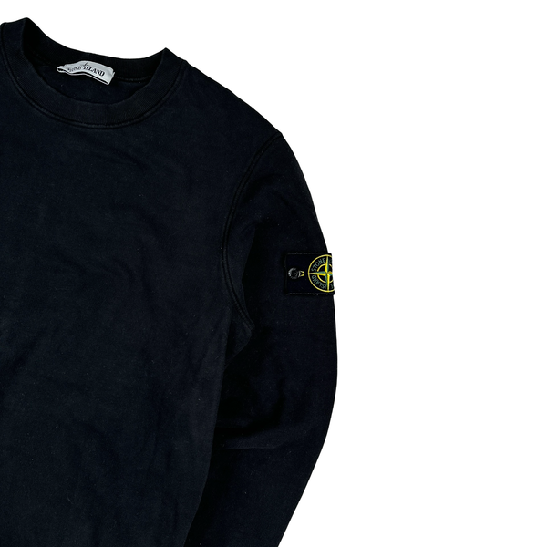 Stone Island 2021 Black Crewneck Sweatshirt - Medium