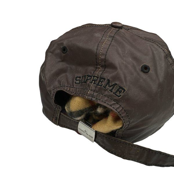 Stone Island x Supreme 2016 Brown Heat Reactive Cap