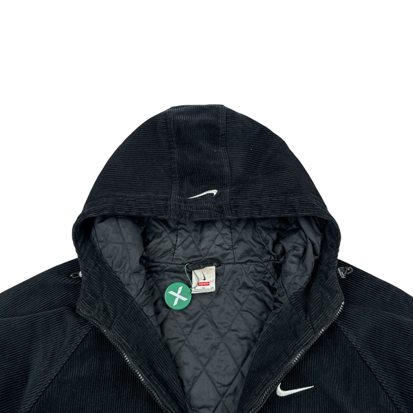 Nike X Supreme Black Spellout Corduroy Cargo Jacket   - XL