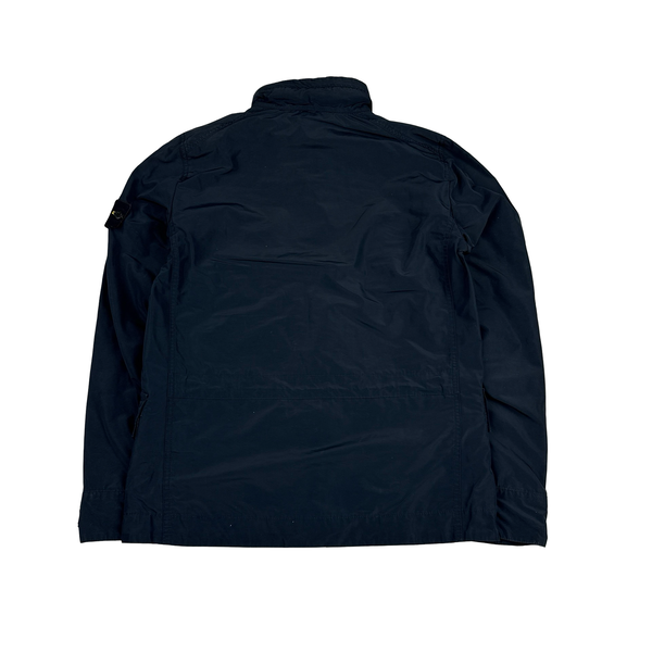 Stone Island 2017 Navy Garment Dyed Micro Reps Field Jacket - Small