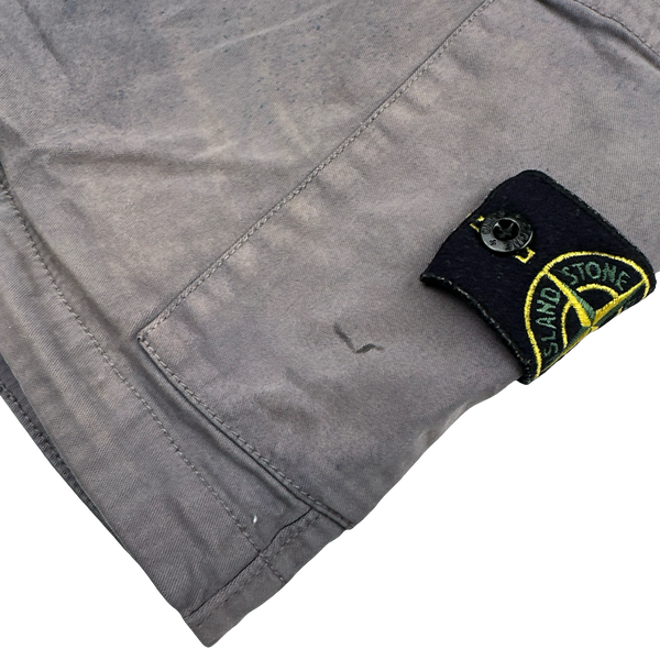 Stone Island 2017 Grey Slim Fit Cargo Shorts - 31"