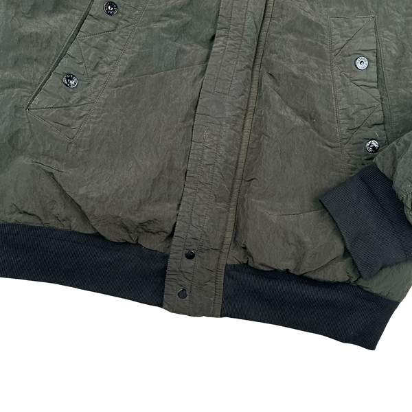 Stone Island 2011 Green Nylon Sheen Down Jacket - XL