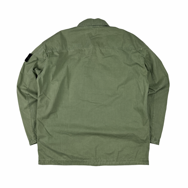 Stone Island 2023 Green Cotton Overshirt - Small – Mat's Island