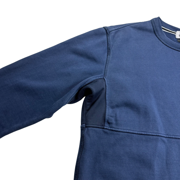 Stone Island 2011 Dark Blue Cotton Crewneck Sweatshirt - Medium