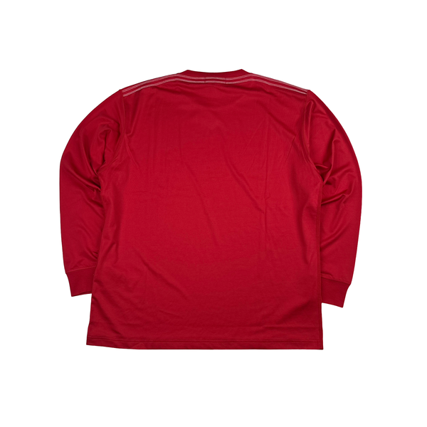Stone Island 2022 Red Spellout Longsleeve T-Shirt - XXL